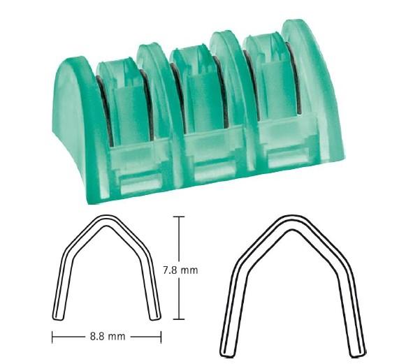 КЛІПСА ЛІГАТУРНА, РОЗМІР ML, 20 КАРТРИДЖІВ ПО 6 КЛІПС, 7,9х7,9